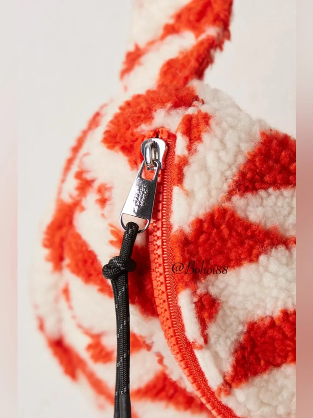NWT Free People Printed Sherpa Sling Bag